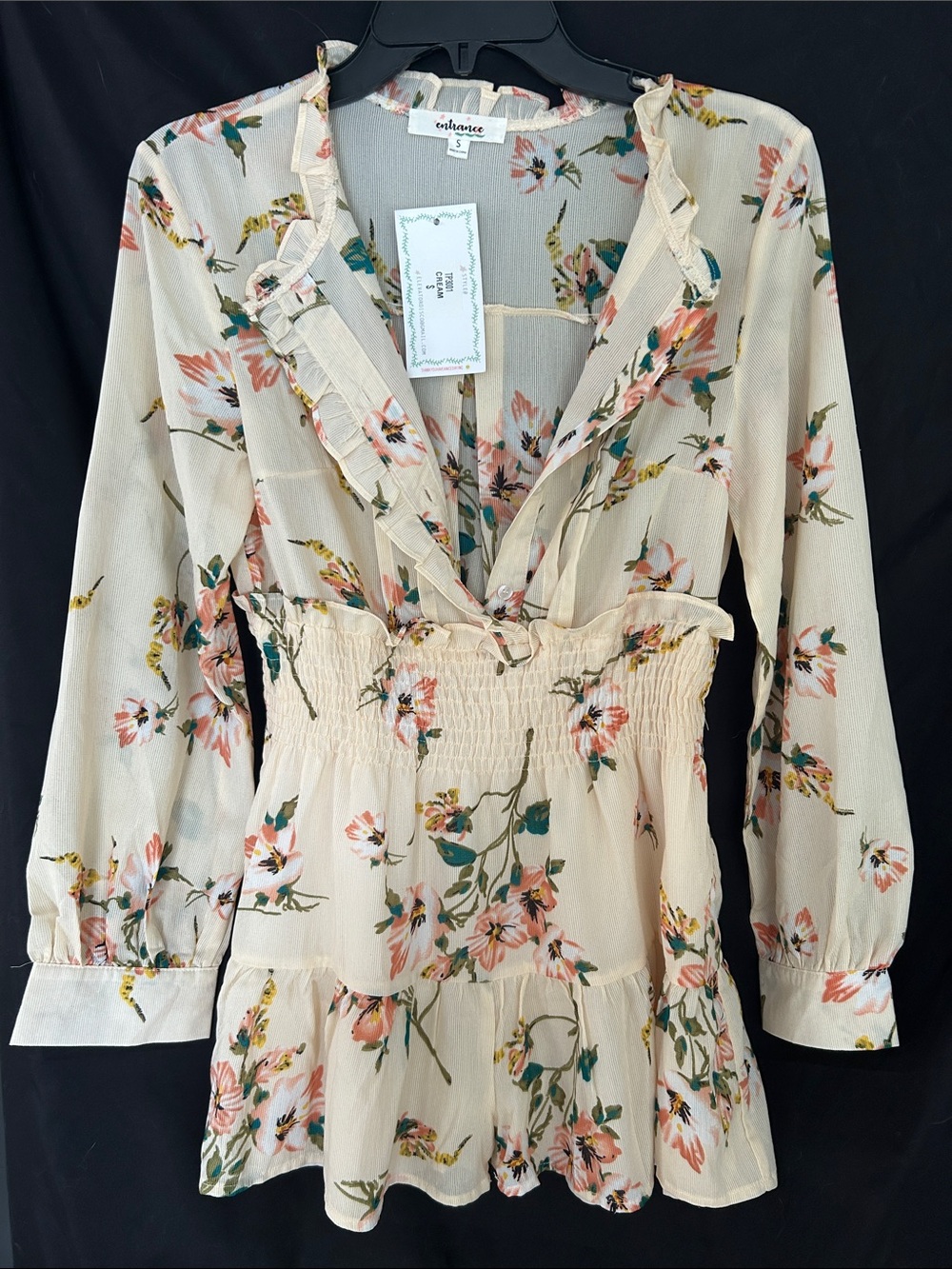 🟨 NEW! ENTRANCE Floral Romper
